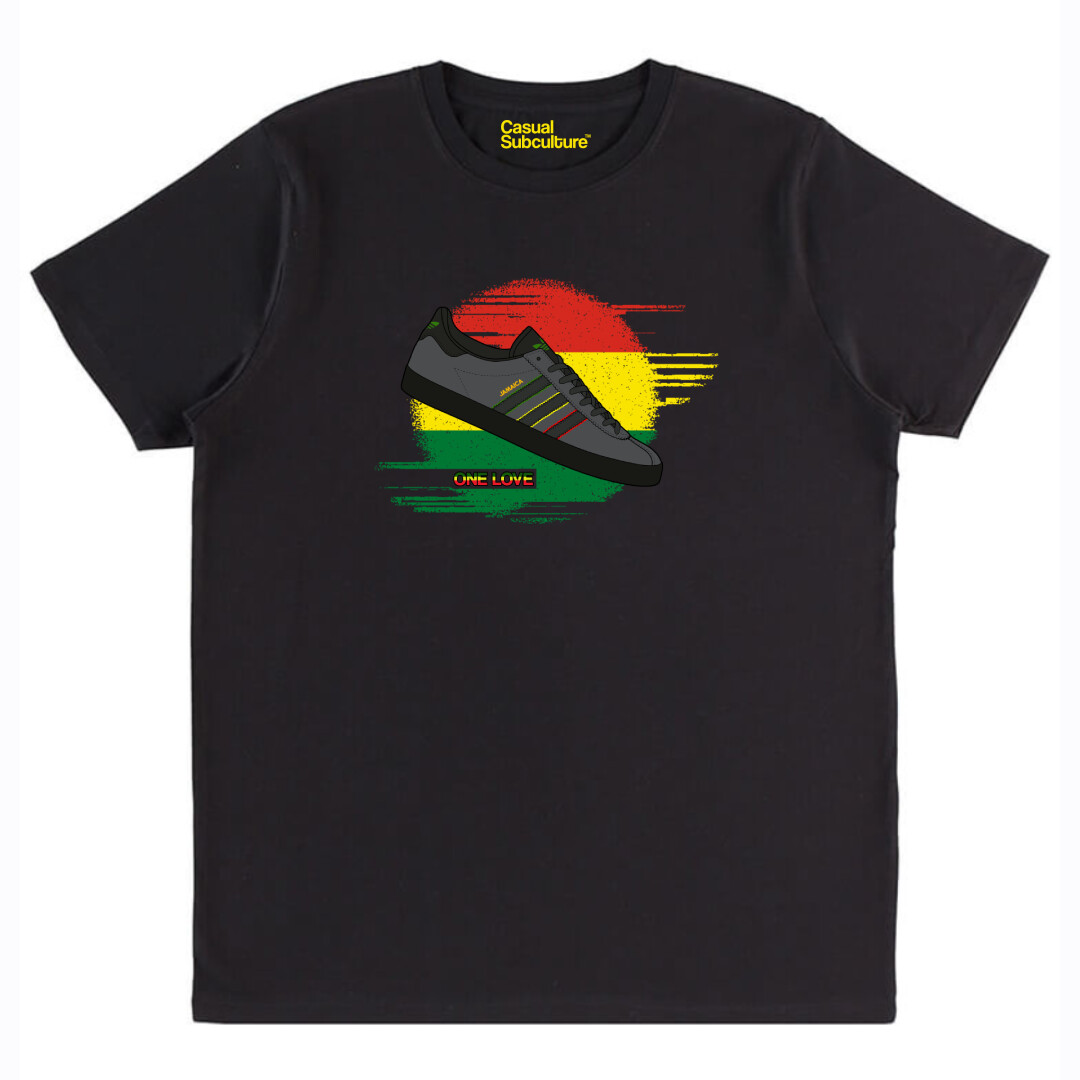 Jamaica - One Love T Shirt, COLOUR: BLACK