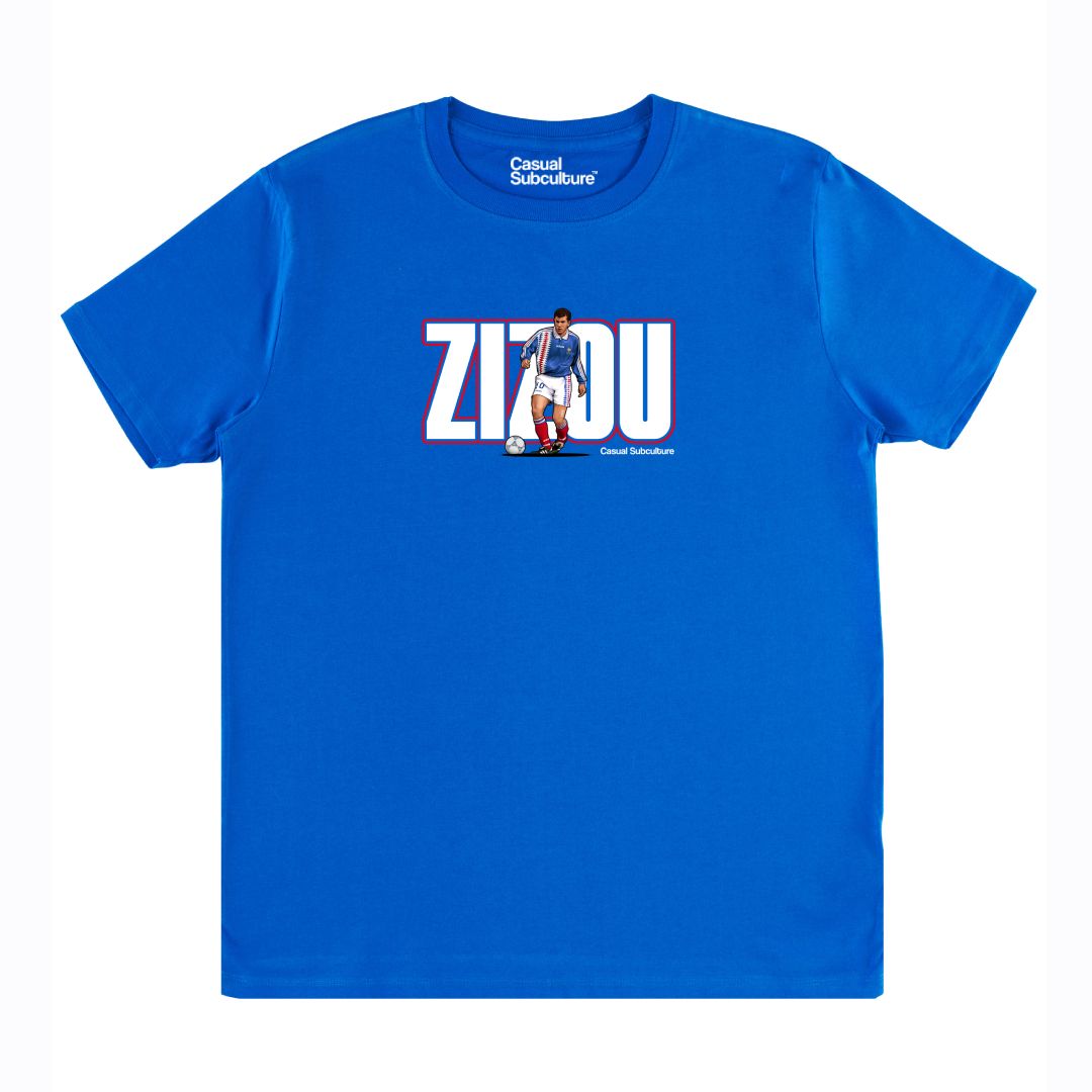 Zizou - France Retro T Shirt, COLOUR: BLUE