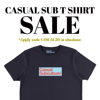 CASUAL SUB T SHIRT SALE