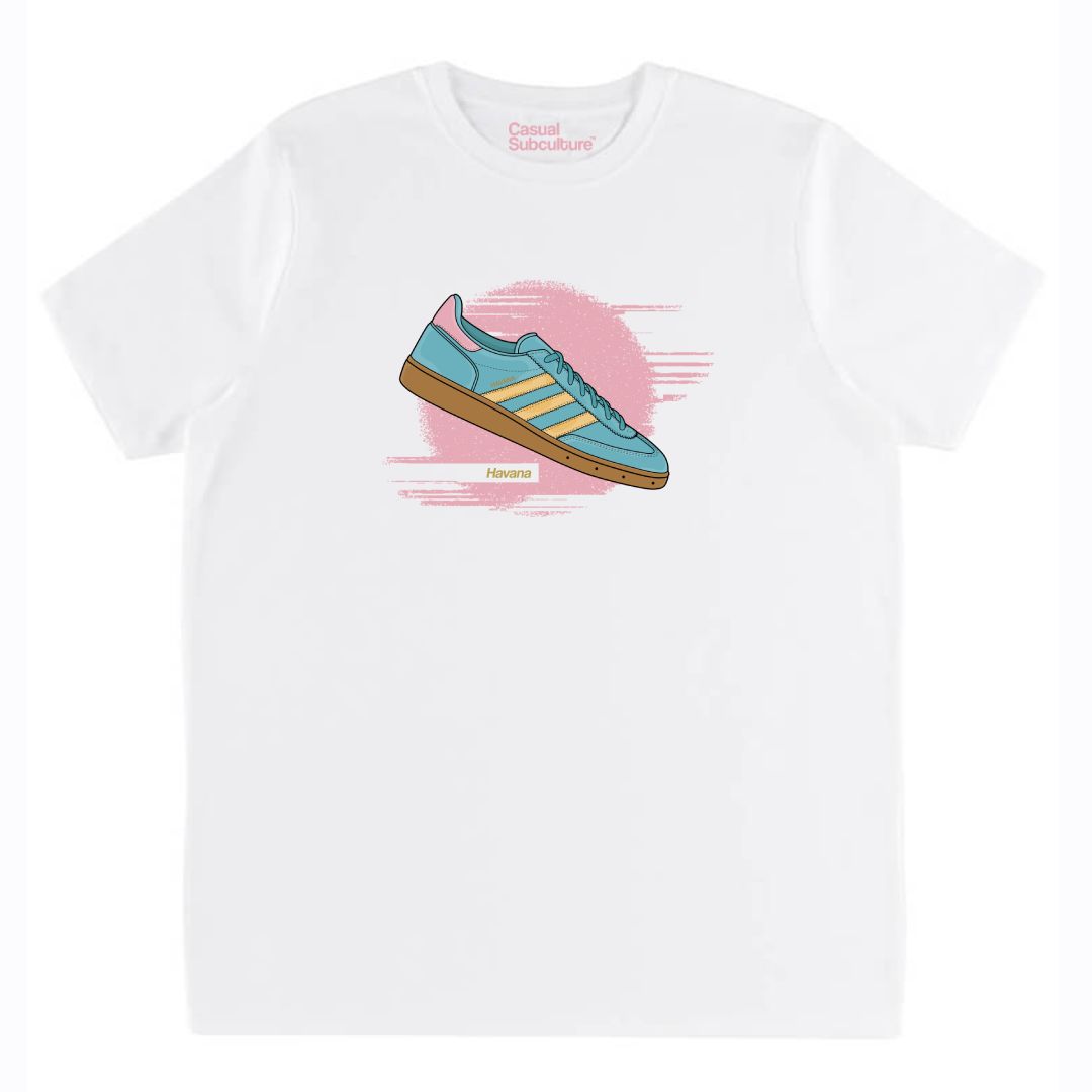 Havana Trainer T Shirt, COLOUR: WHITE