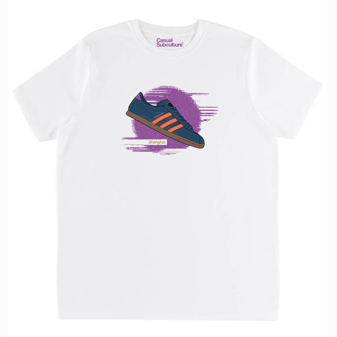 Shanghai Trainer T Shirt, COLOUR: WHITE