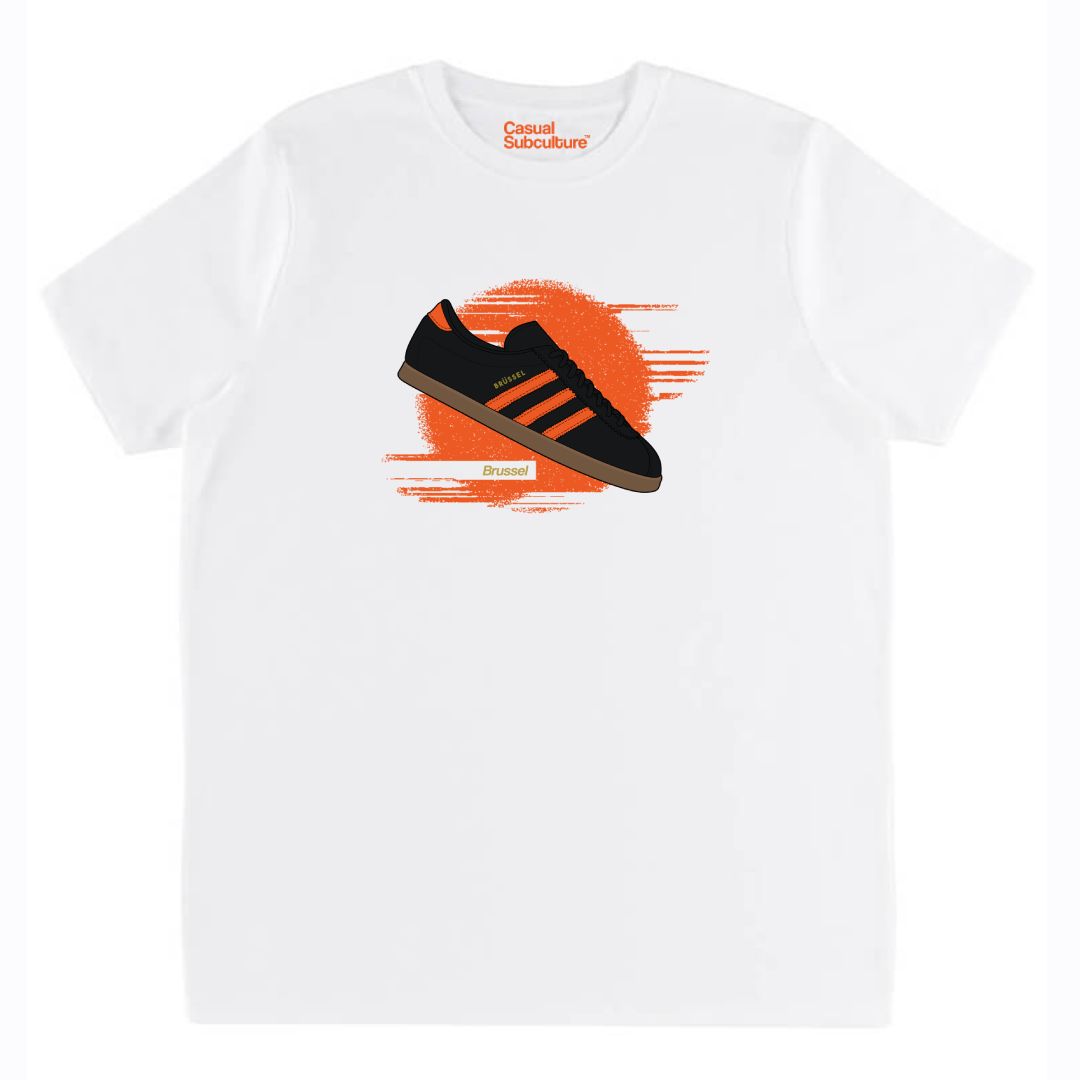 Brussel Trainer T Shirt, COLOUR: WHITE