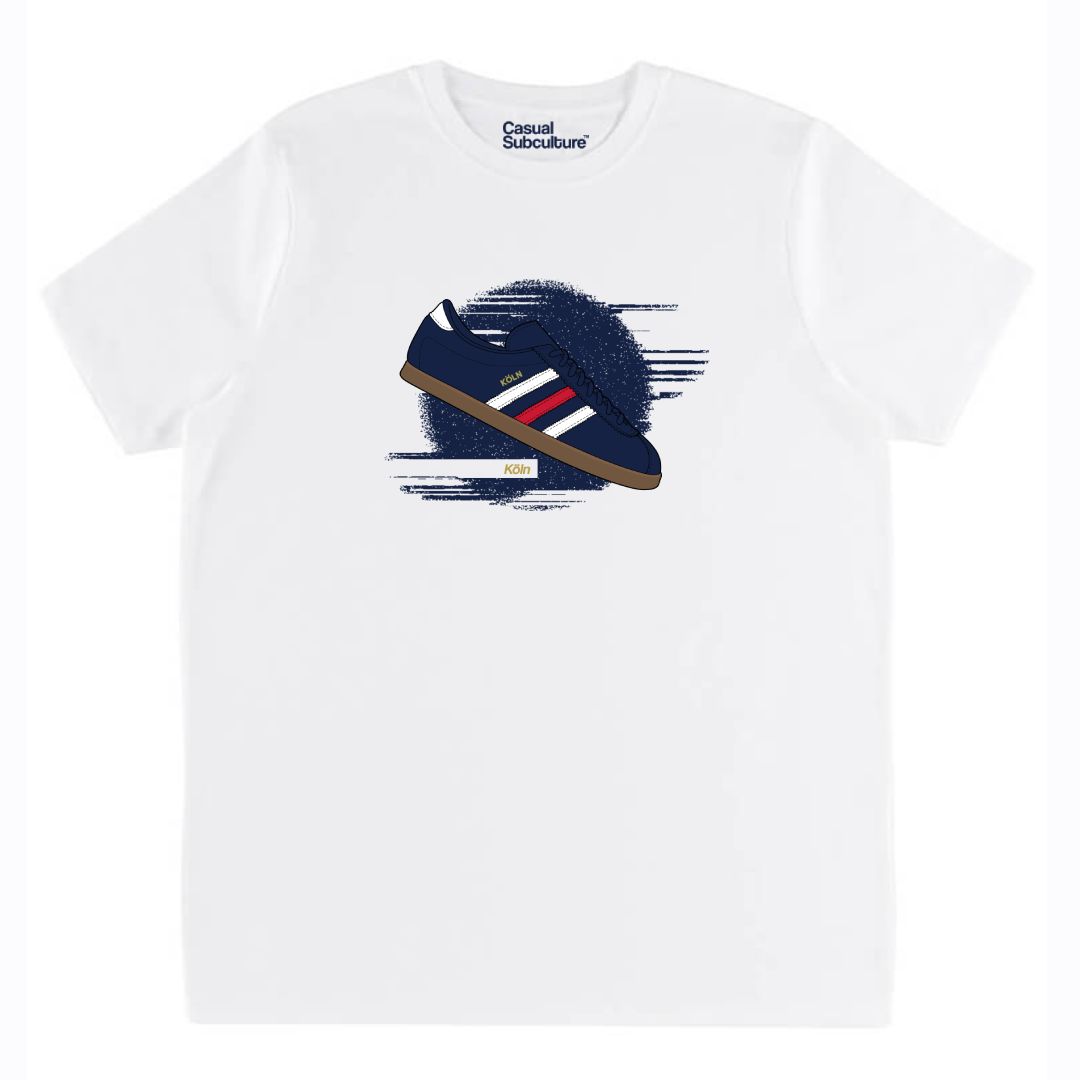 Koln Trainer T Shirt, COLOUR: WHITE