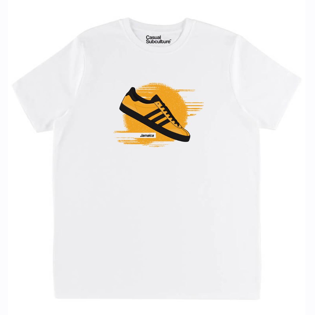 Jamaica Trainer T Shirt, COLOUR: WHITE