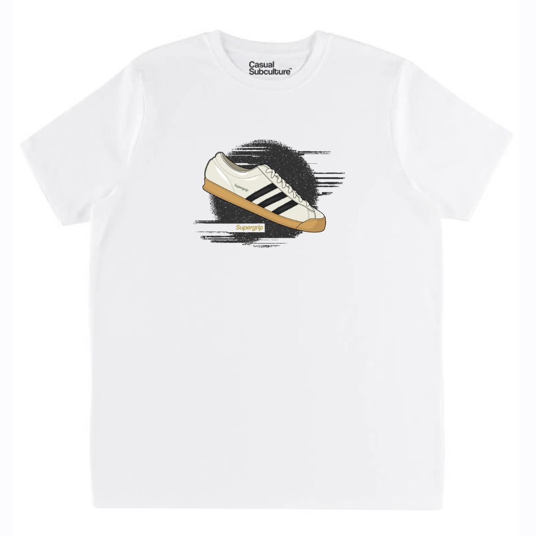Supergrip Trainer T Shirt, COLOUR: WHITE