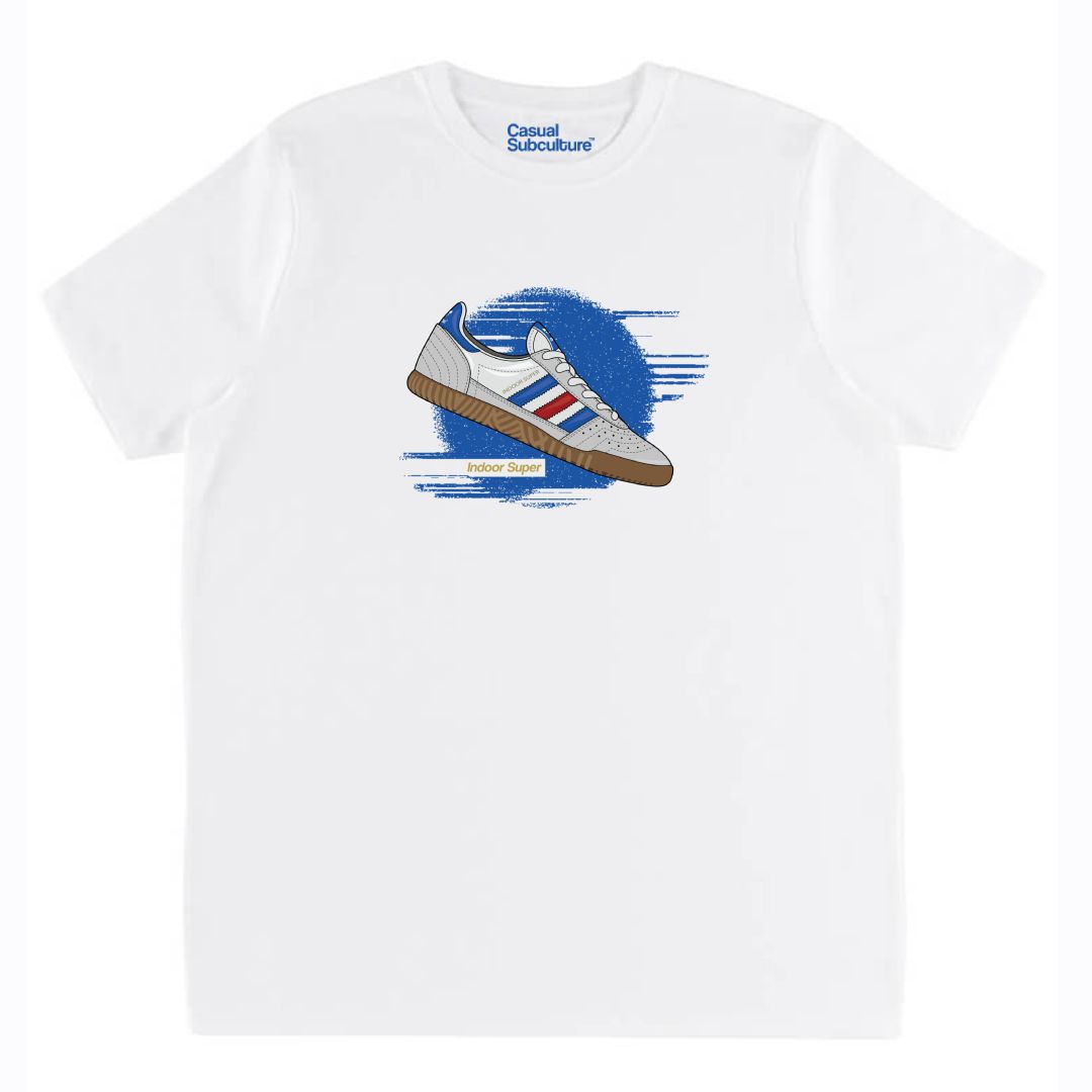Indoor Super Trainer T Shirt, COLOUR: WHITE