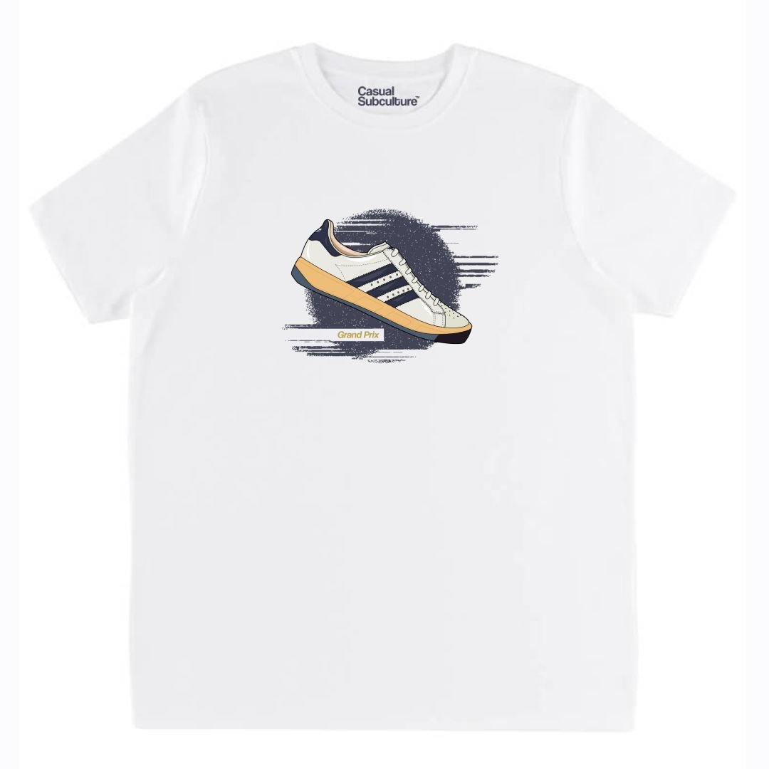 Grand Prix Trainer T Shirt, COLOUR: WHITE