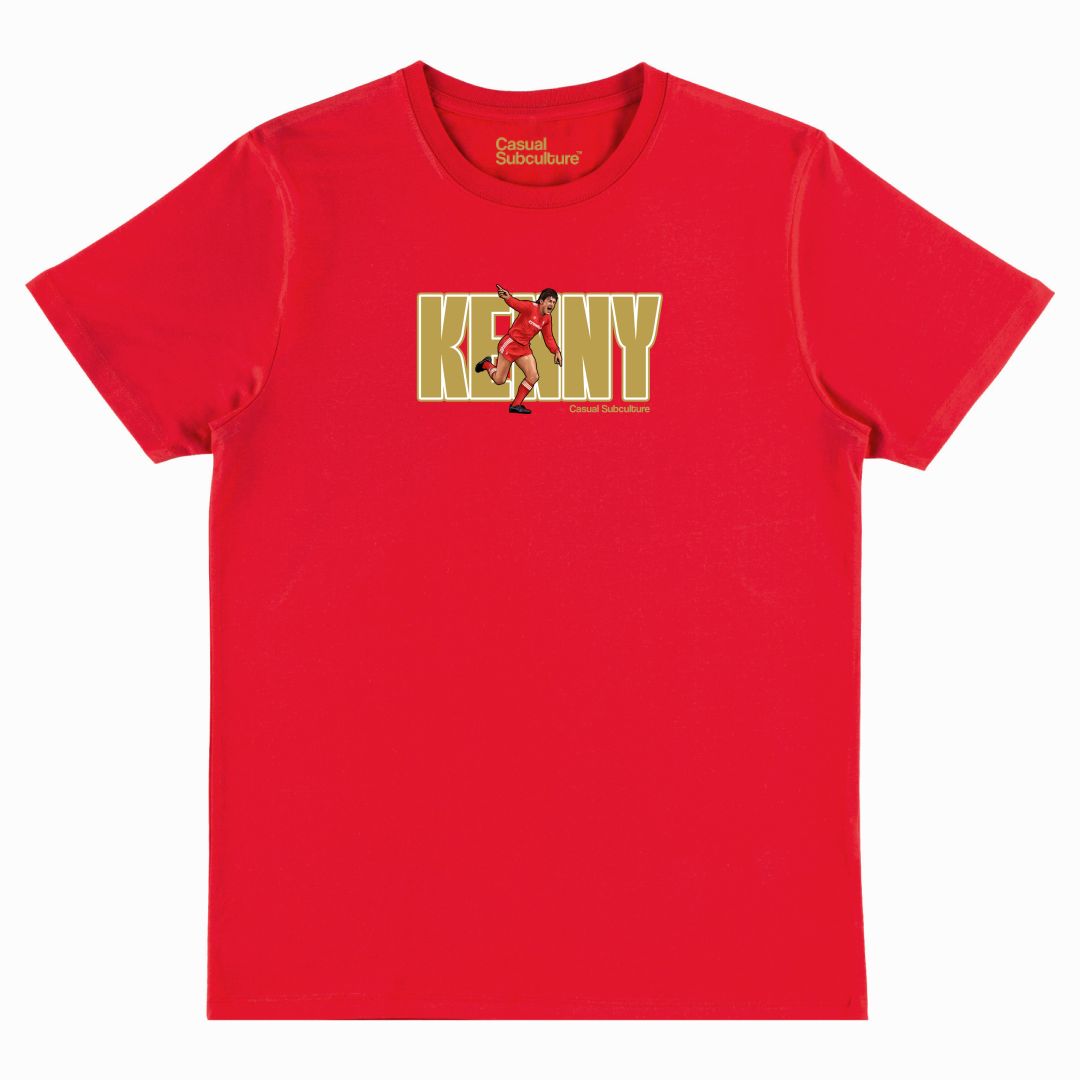 Kenny Liverpool  -  Retro T Shirt, COLOUR: RED
