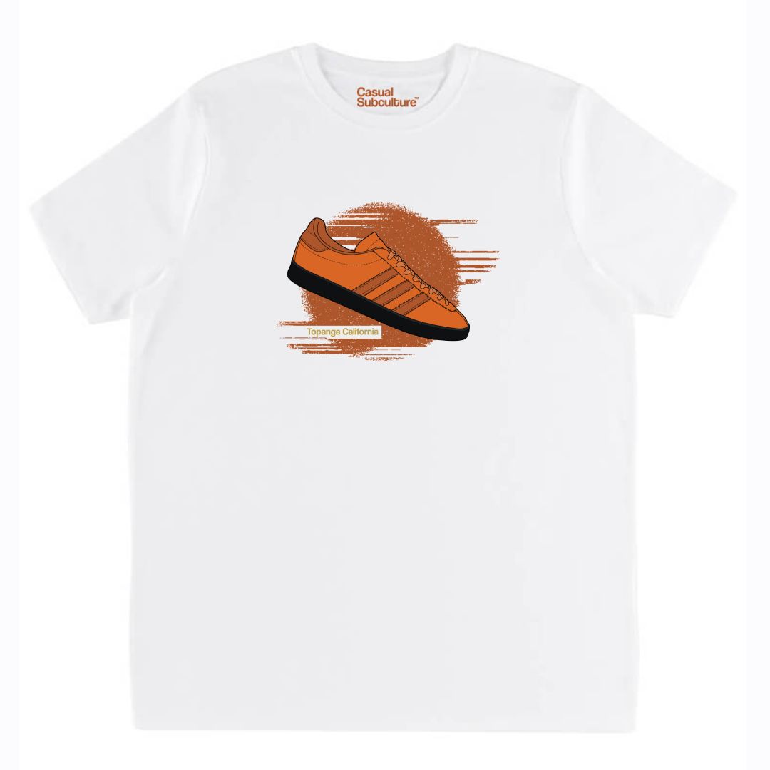 Topanga California Trainer T Shirt, COLOUR: WHITE