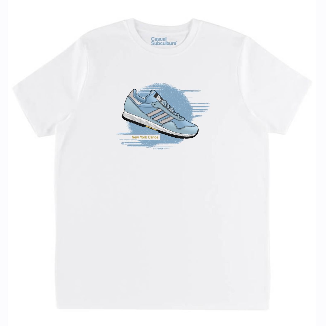 New York Carlos Trainer T Shirt, COLOUR: WHITE