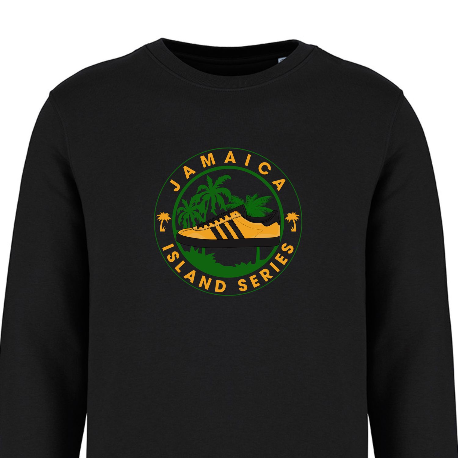 Jamaica Island Series Sweatshirt, COLOUR: BLACK
