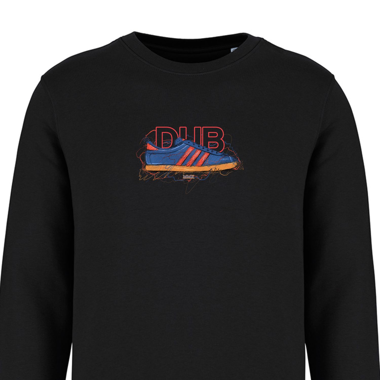 Dublin City Series Scribble Sweatshirt, COLOUR: BLACK