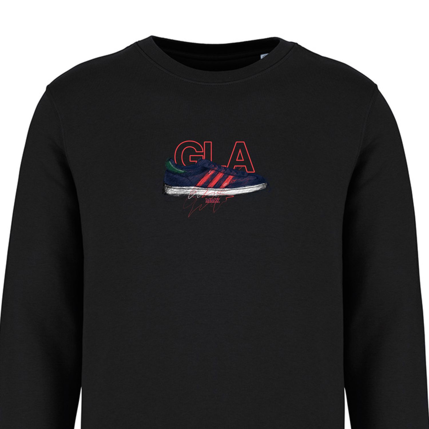 Glasgow City Series Scribble Sweatshirt, COLOUR: BLACK
