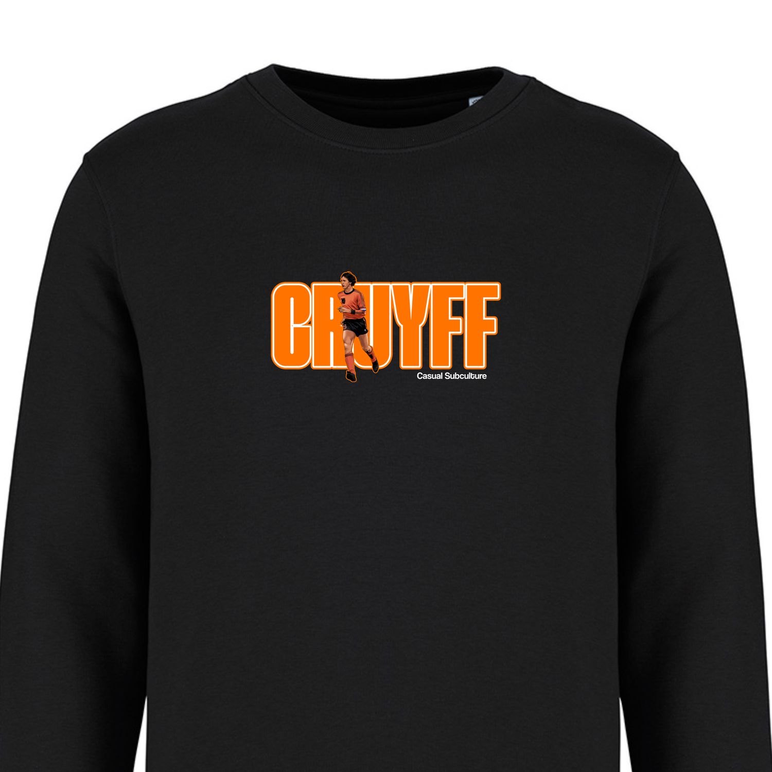 Cruyff Netherlands Retro Sweatshirt, COLOUR: BLACK