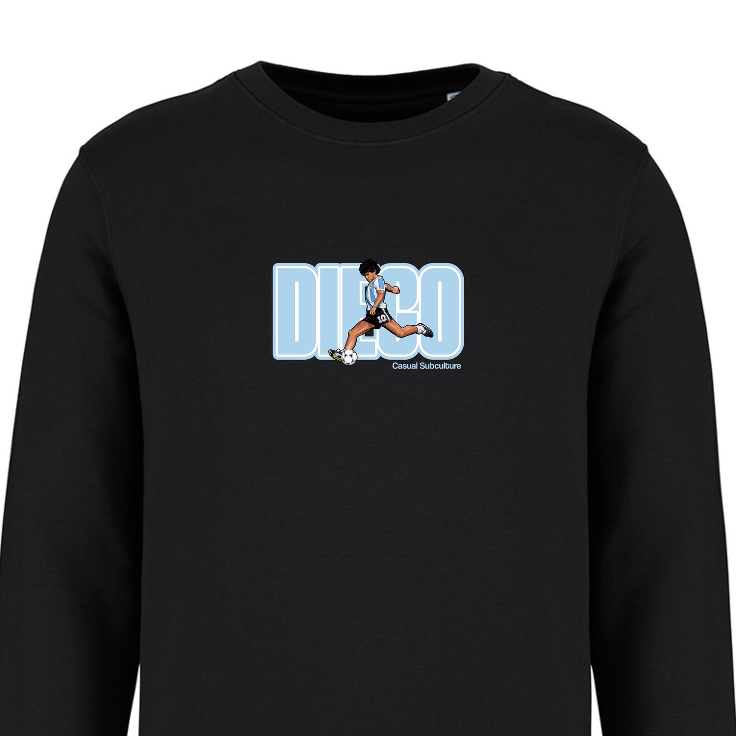 Diego Argentina Retro Sweatshirt, COLOUR: BLACK
