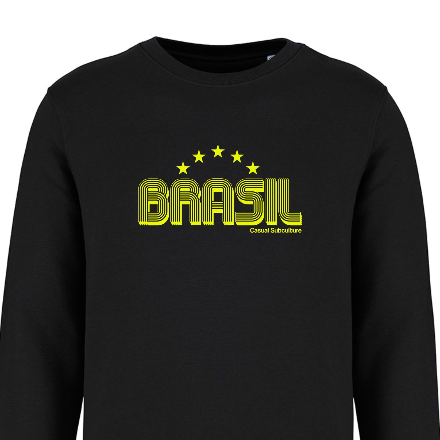 Brasil Retro Sweatshirt, COLOUR: BLACK