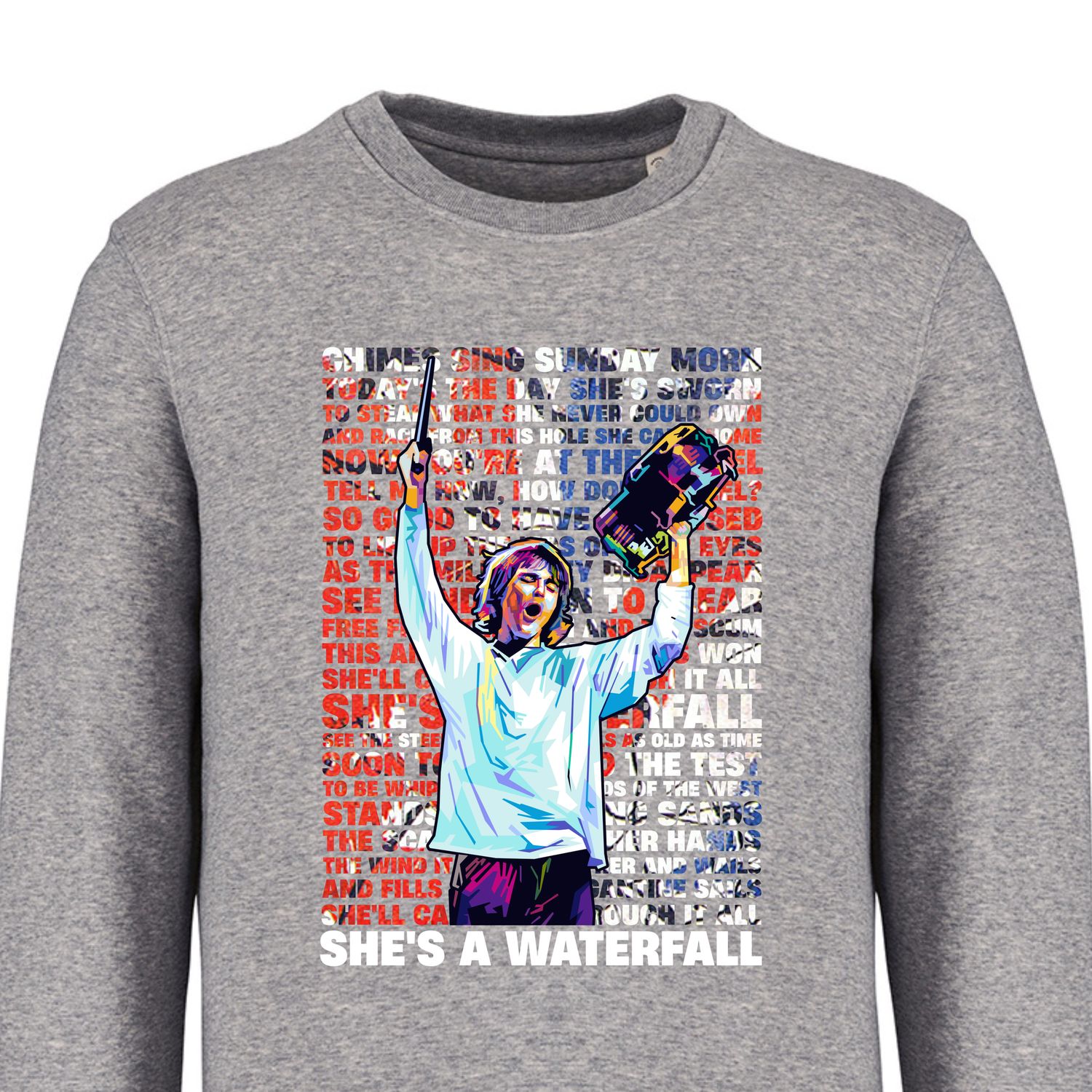 Roses Waterfall Sweatshirt