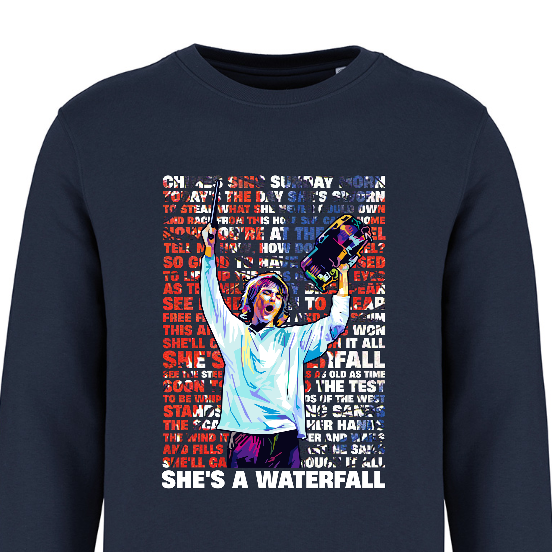 Roses Waterfall Sweatshirt