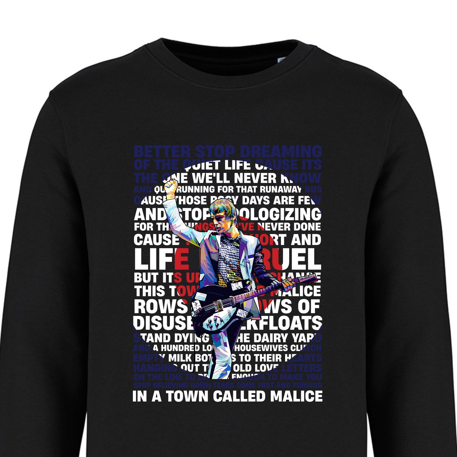 Town Called Malice Sweatshirt, COLOUR: BLACK