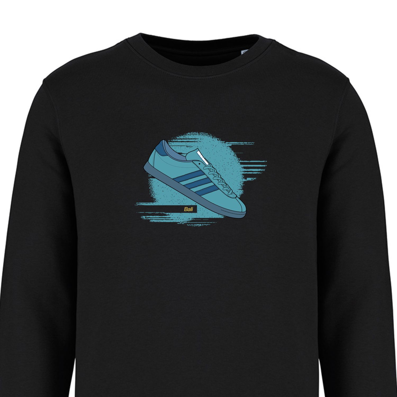 Bali Trainer Sweatshirt, COLOUR: BLACK