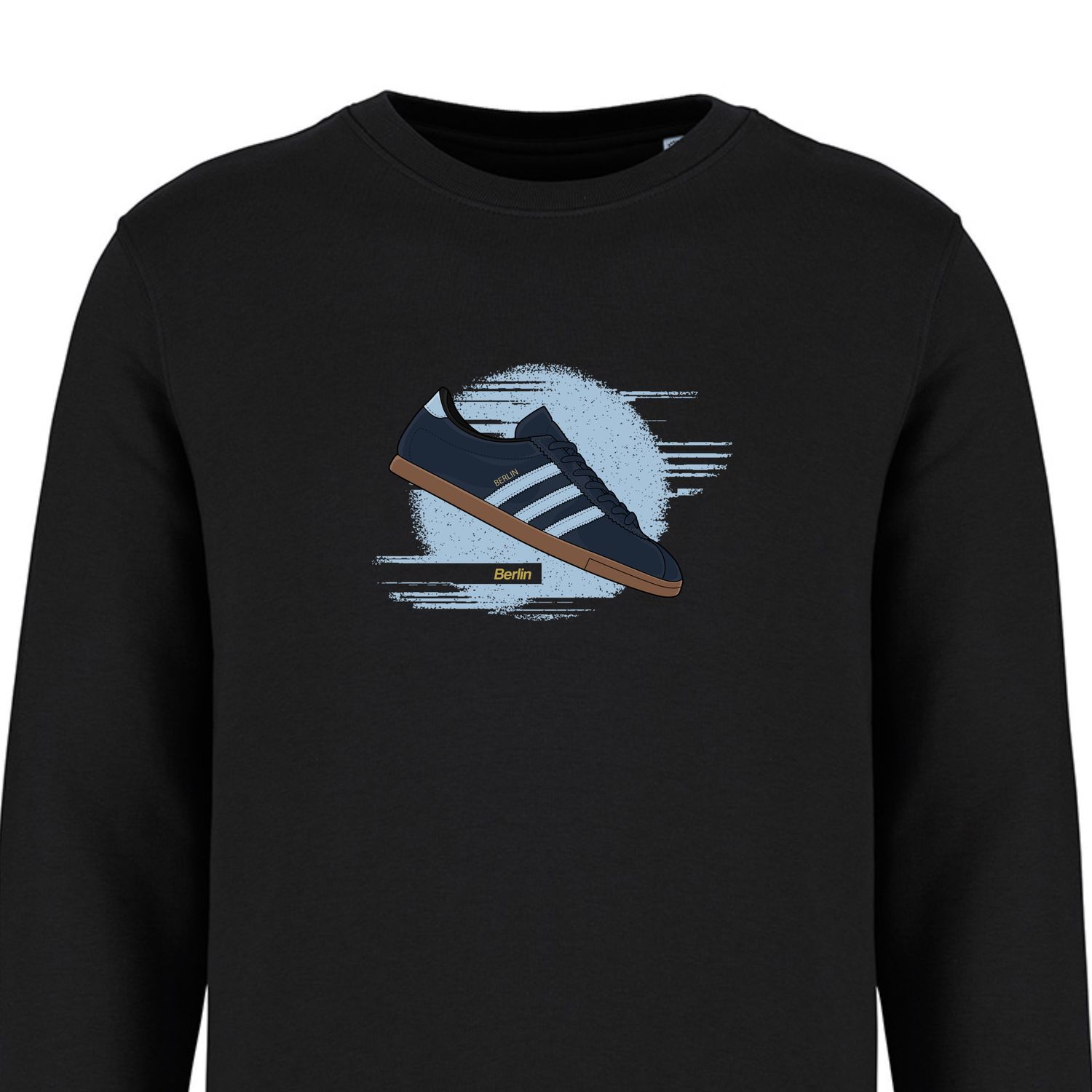 Berlin Trainer Sweatshirt, COLOUR: BLACK