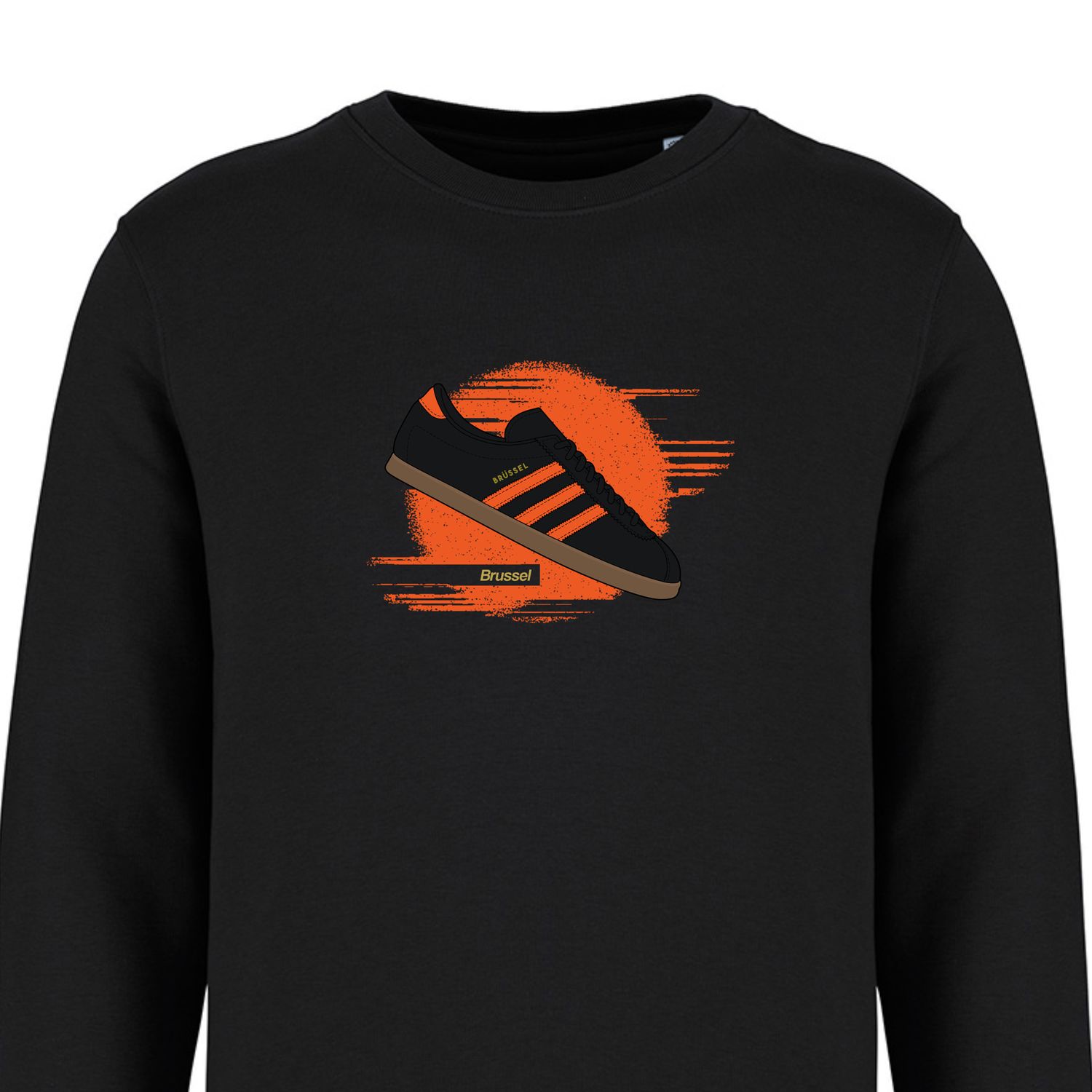 Brussel Trainer Sweatshirt, COLOUR: BLACK
