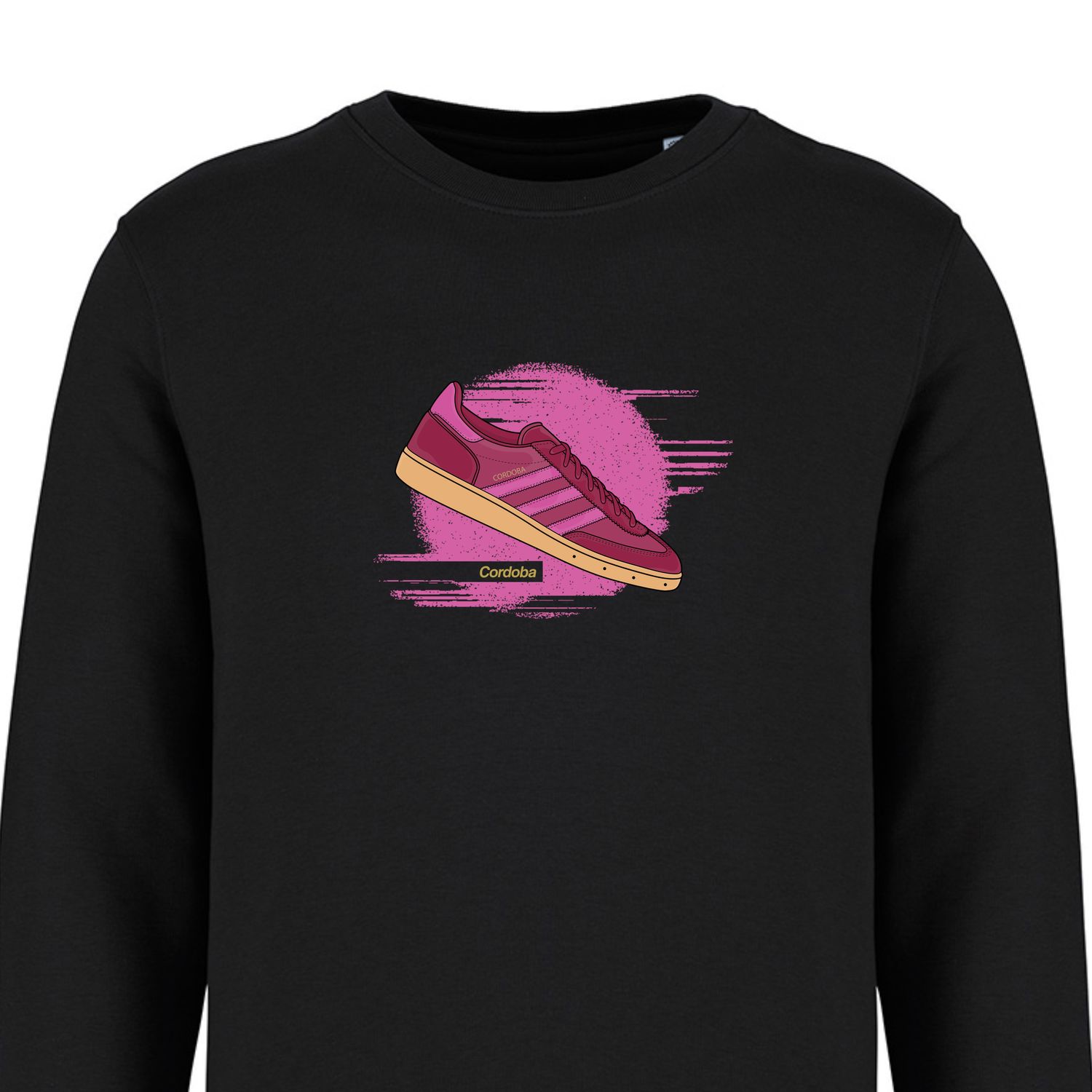 Cordoba Trainer Sweatshirt, COLOUR: BLACK