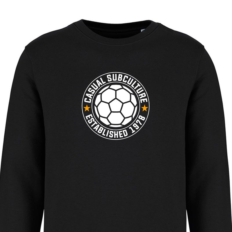 Casual Subculture Retro Football Sweatshirt