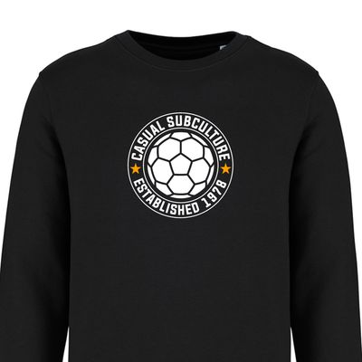 Casual Subculture Retro Football Sweatshirt