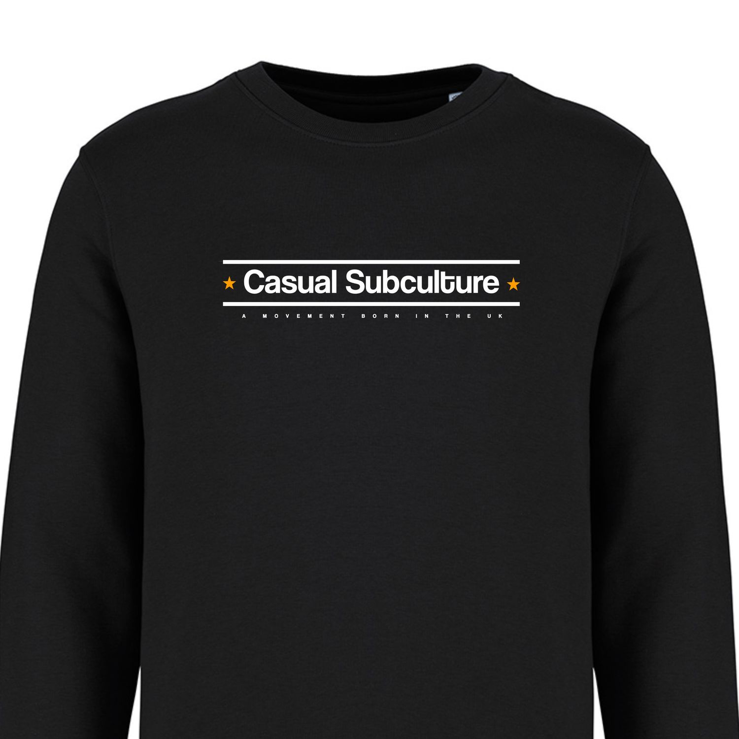 Casual Subculture Logo Sweatshirt, COLOUR: BLACK