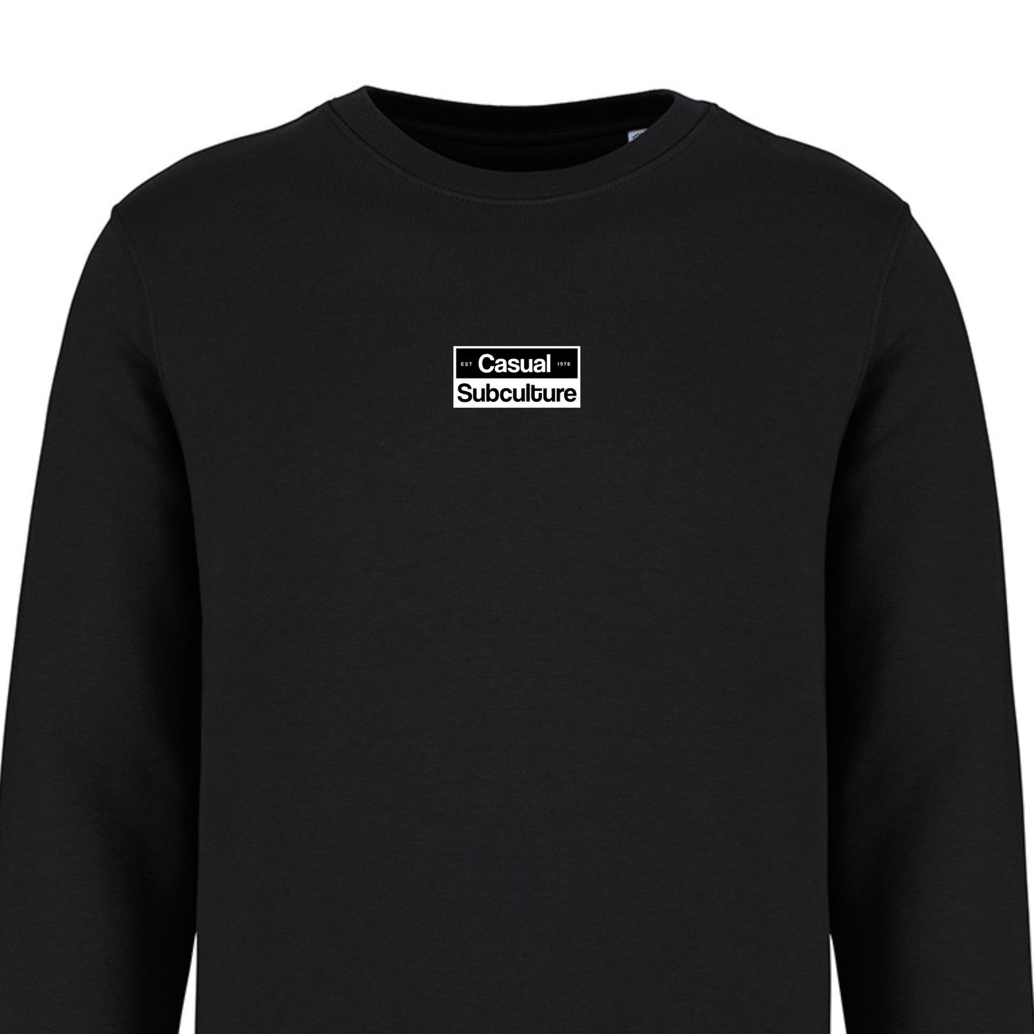 Casual Subculture Small Logo Sweatshirt, COLOUR: BLACK