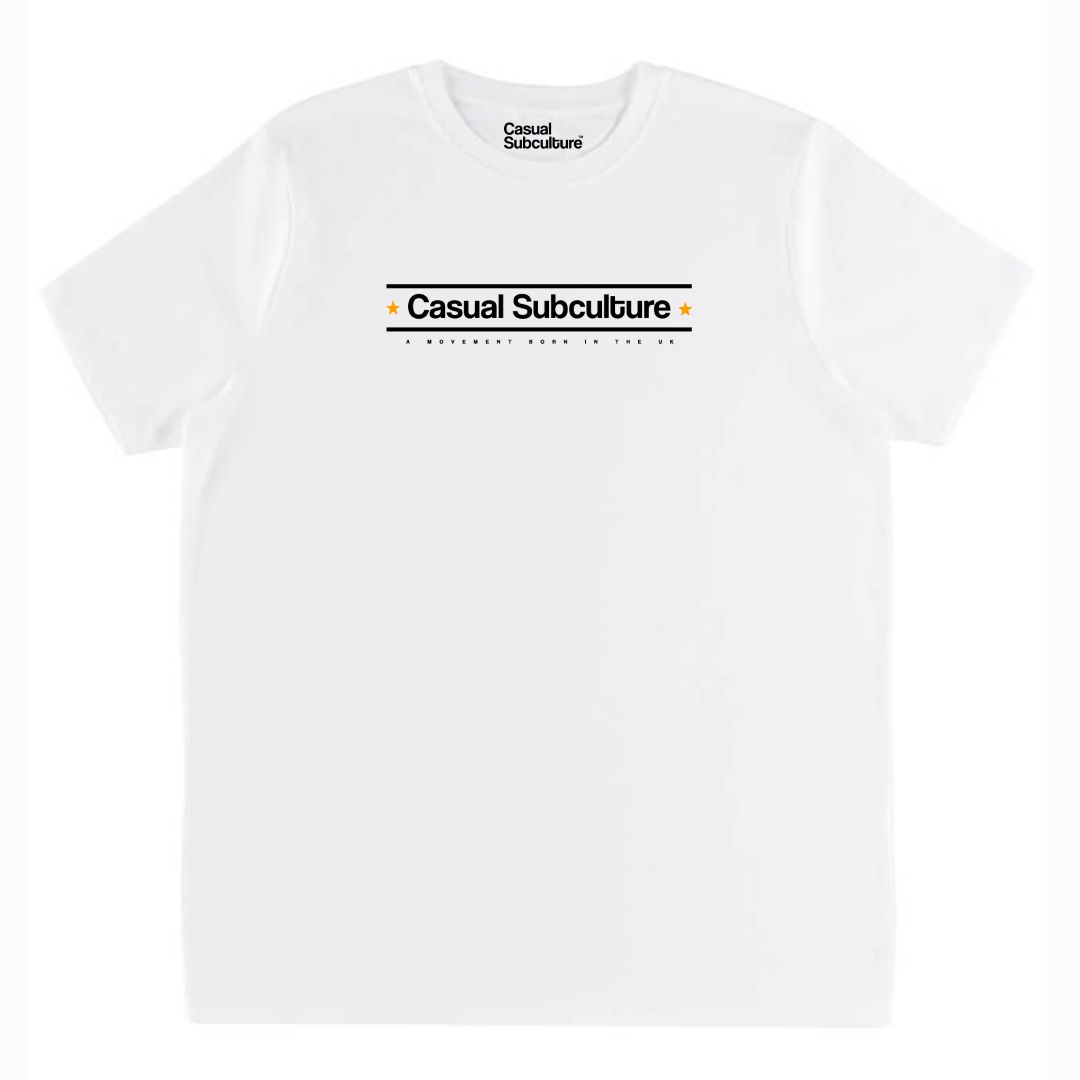 Casual Subculture Logo T Shirt, COLOUR: WHITE