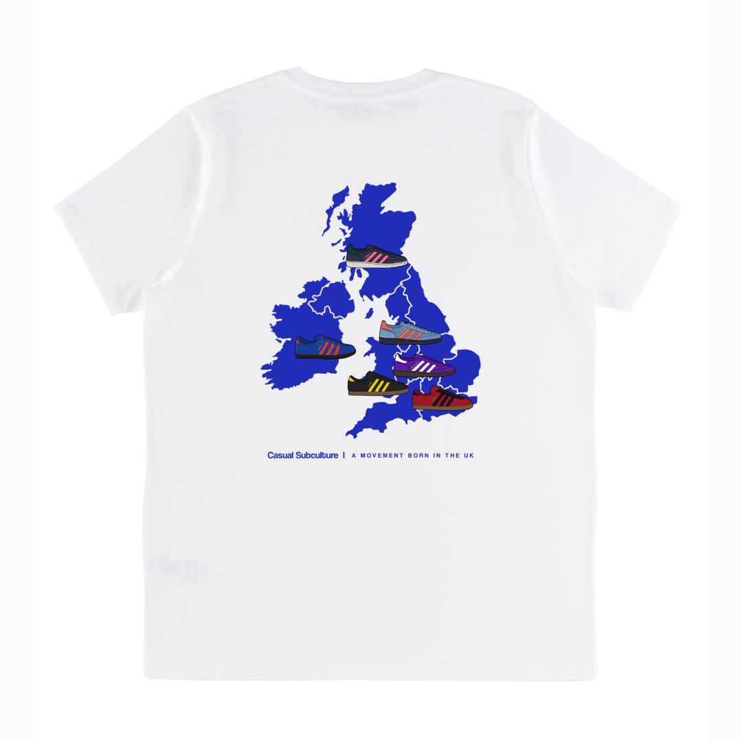 City Series Britain (Backprint) T Shirt, COLOUR: WHITE