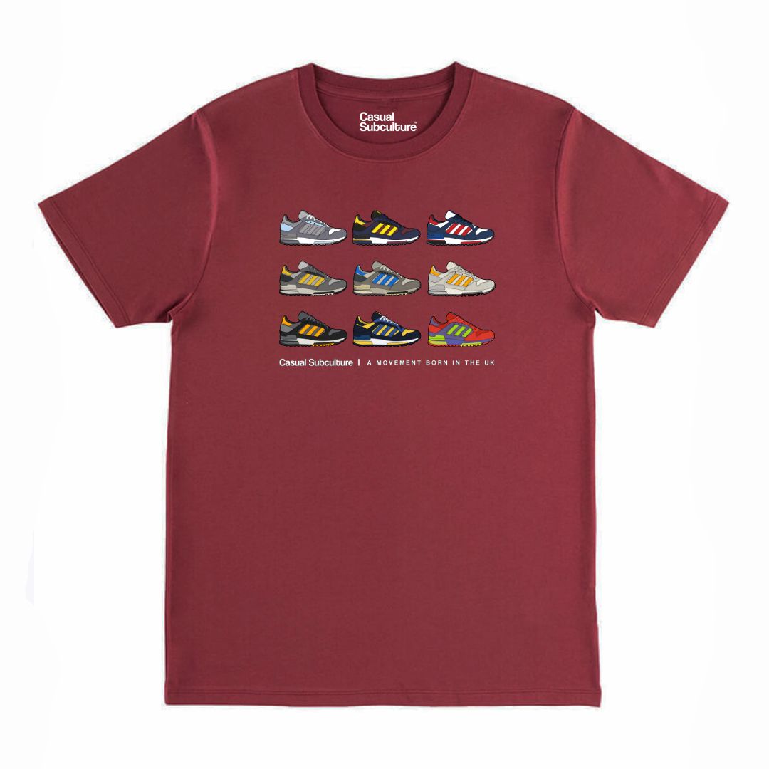 ZX600 T Shirt, COLOUR: BURGUNDY