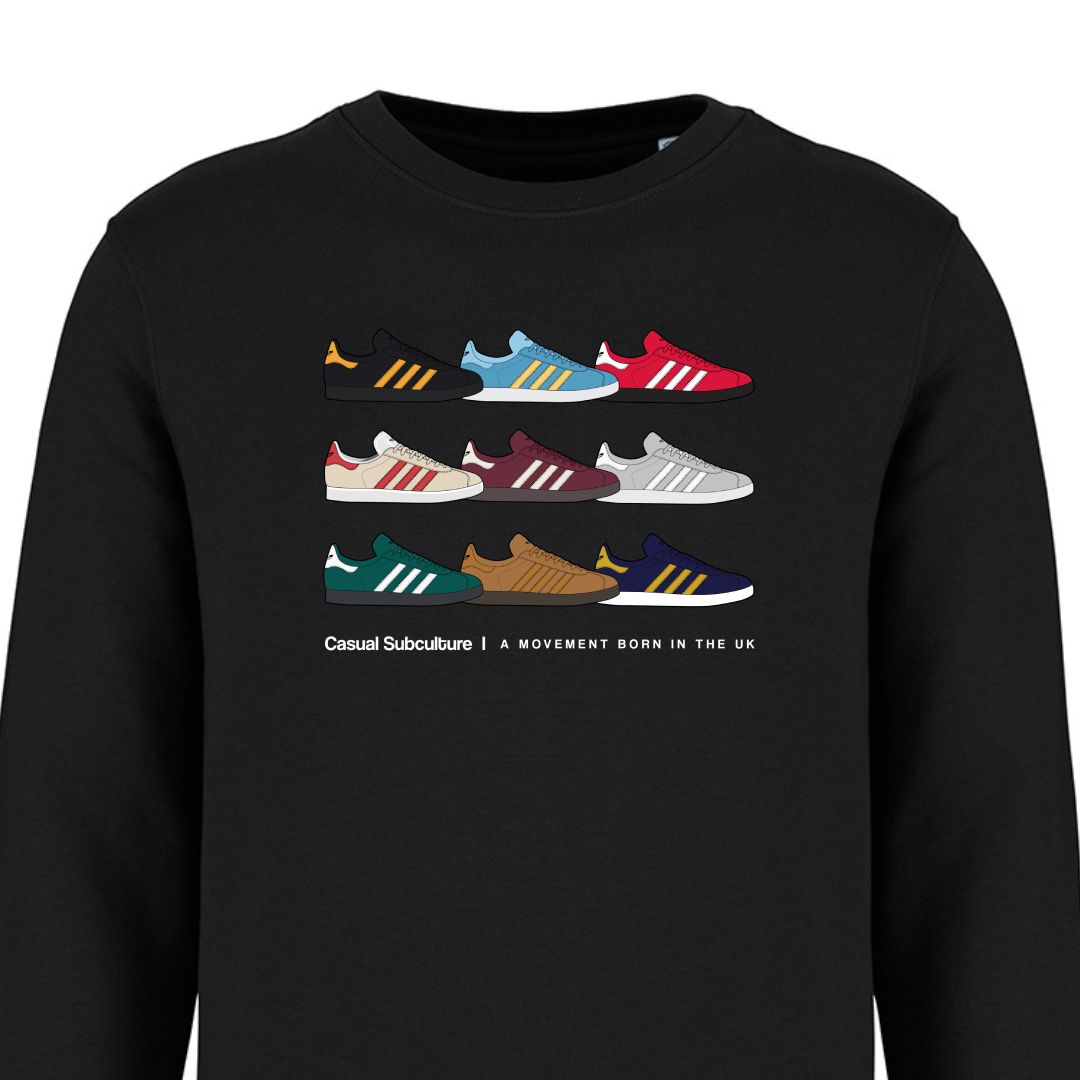 *New* Gazelle Sweatshirt, COLOUR: BLACK