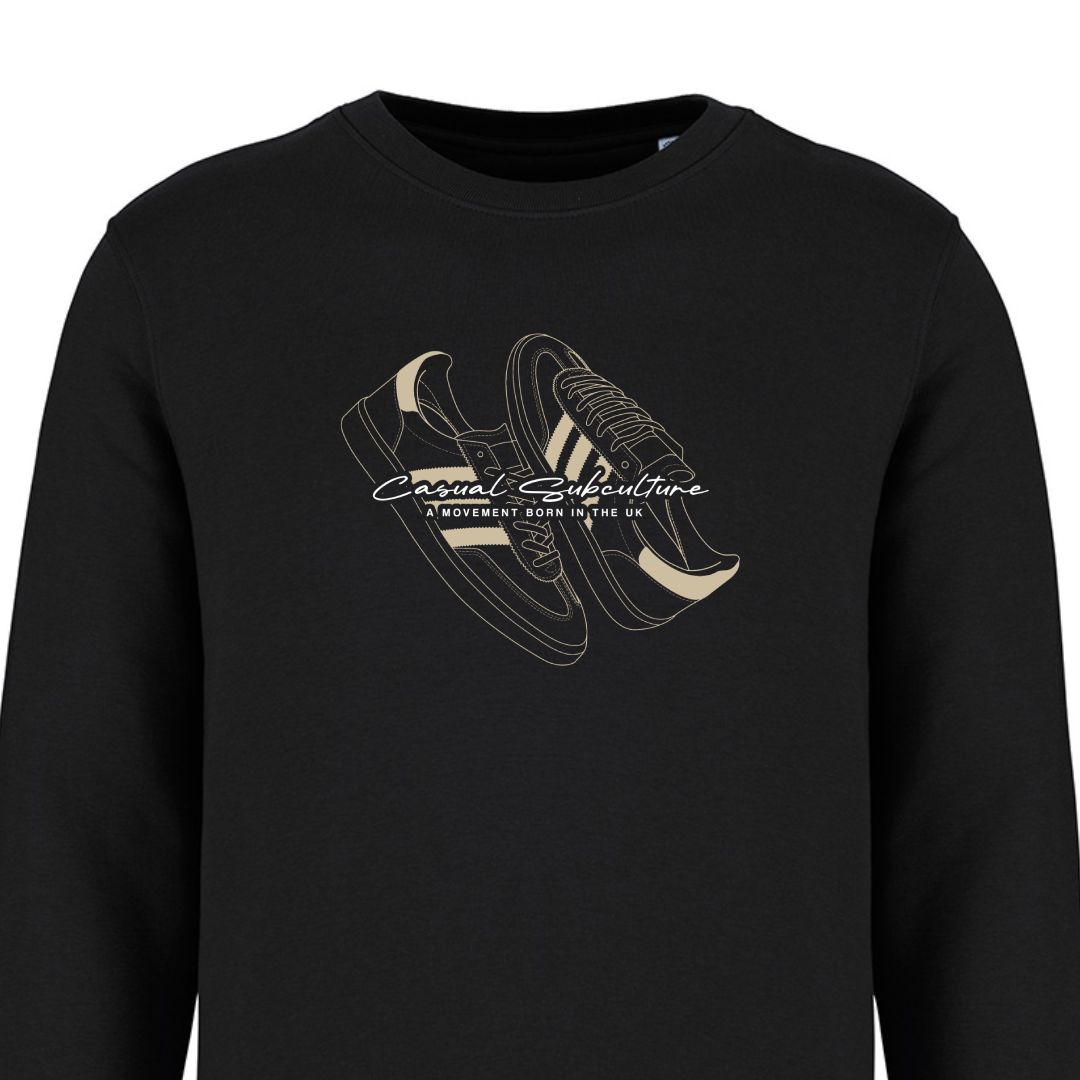 CS Trainer Silhouette Script Sweatshirt, COLOUR: BLACK