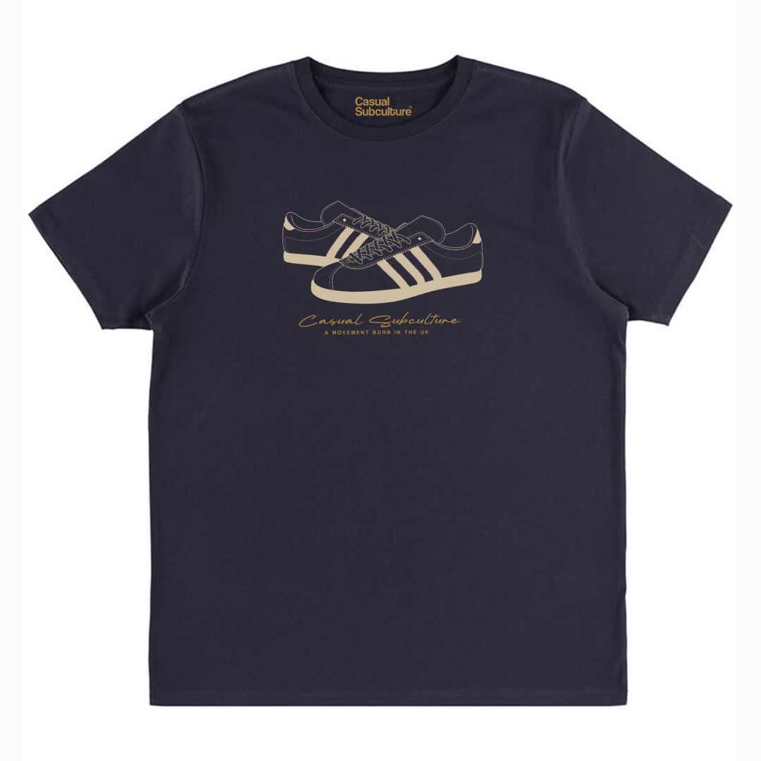 CS Trainer silhouette T Shirt, COLOUR: NAVY