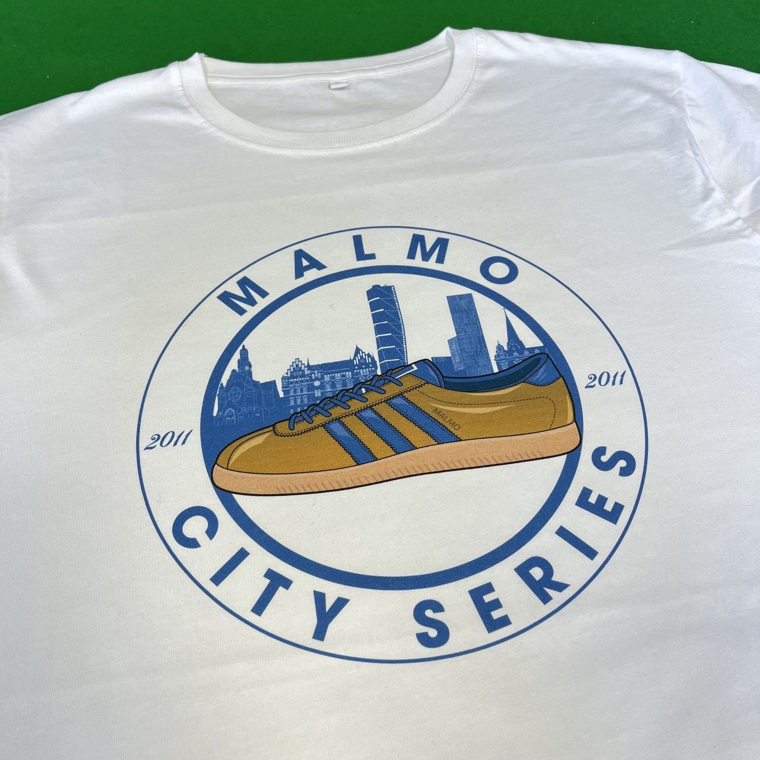Malmo City Series T Shirt - White  - LARGE