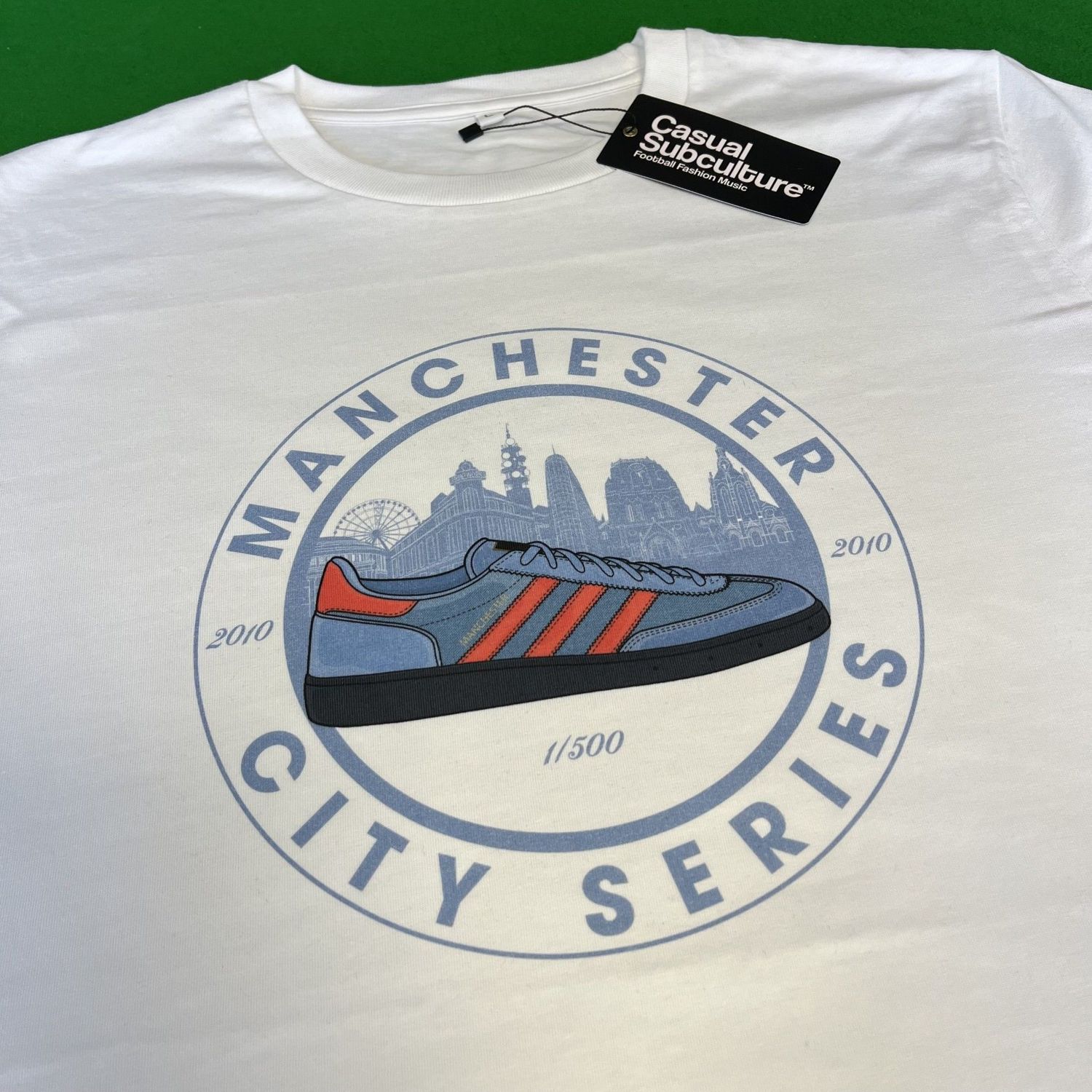 Manchester City Series T Shirt - White  - LARGE