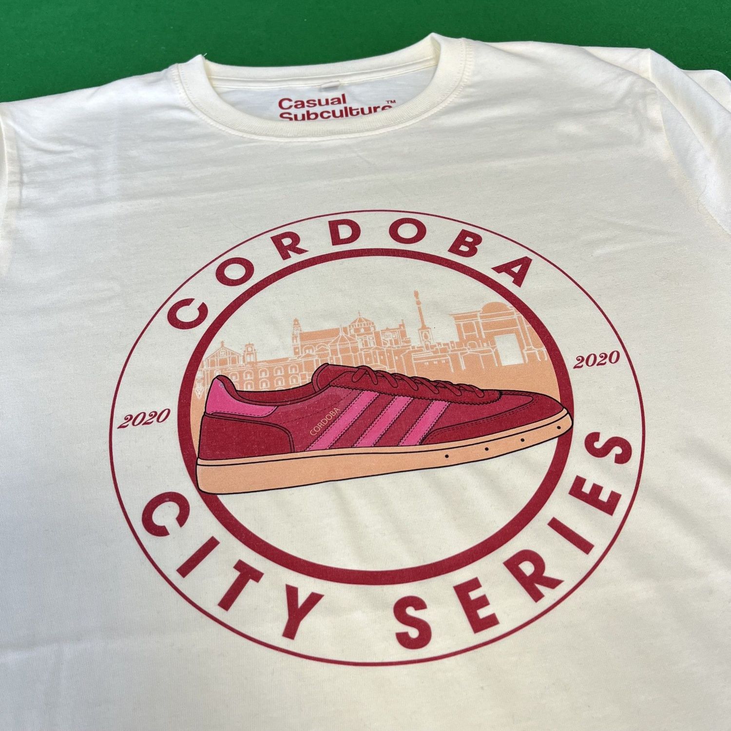 Cordoba City Series T Shirt - Ecru  - SMALL