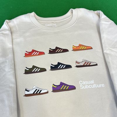 Munchen Trainer Sweatshirt - Ecru  - 2XL