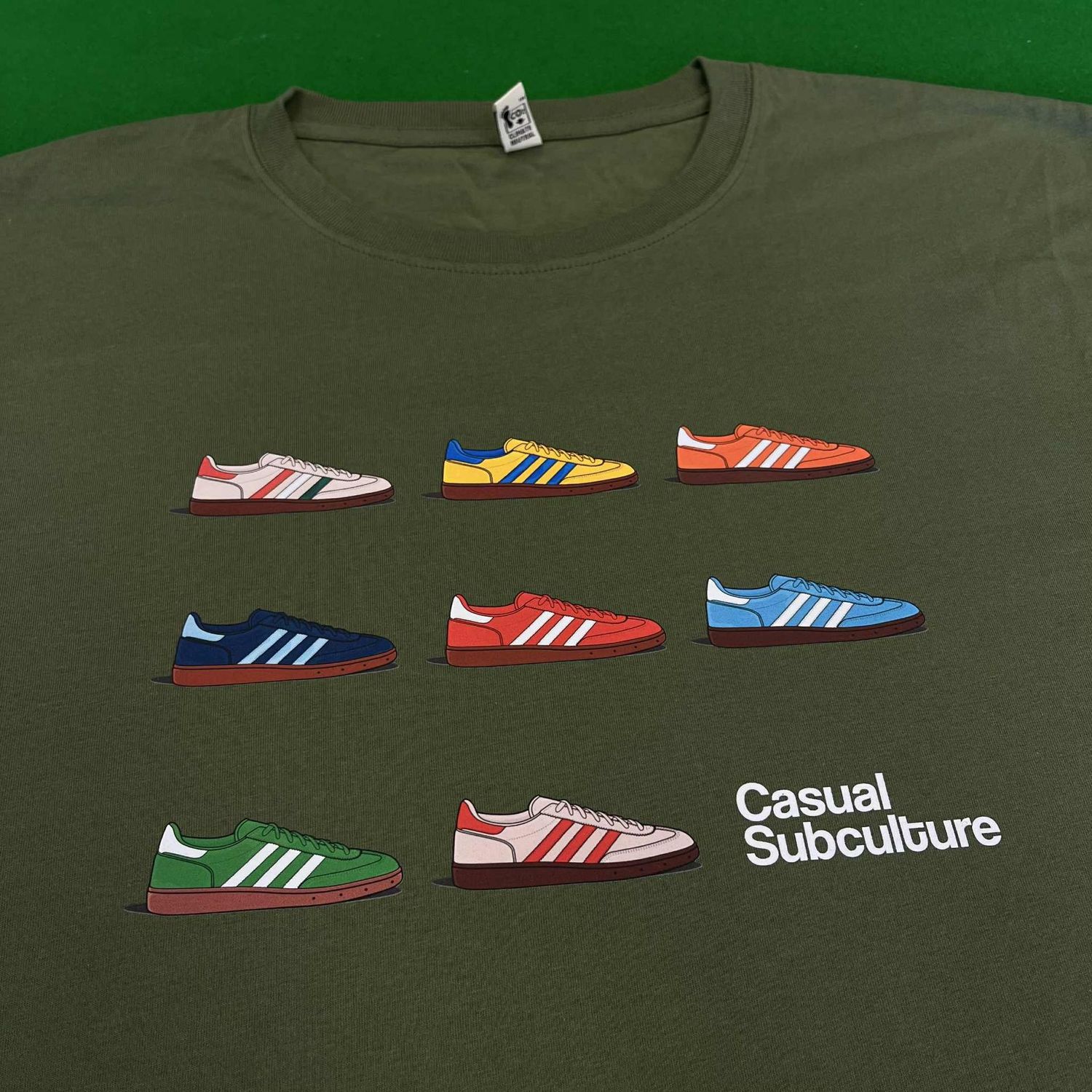 Handball Trainer T Shirt - Forest Green  - 2XL