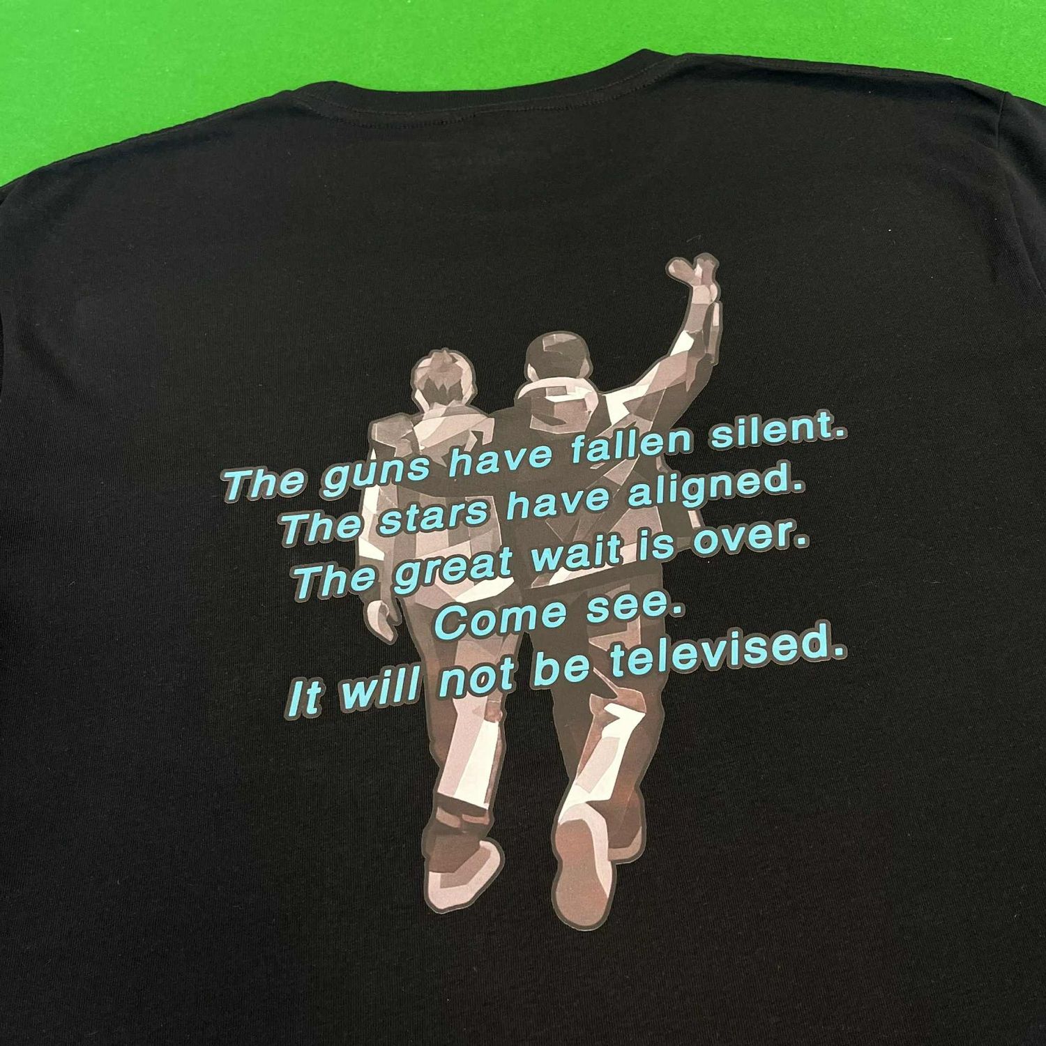 Oasis Guns Backprint T Shirt - Black  - LARGE Oasis Guns Backprint T Shirt - Black  - LARGE