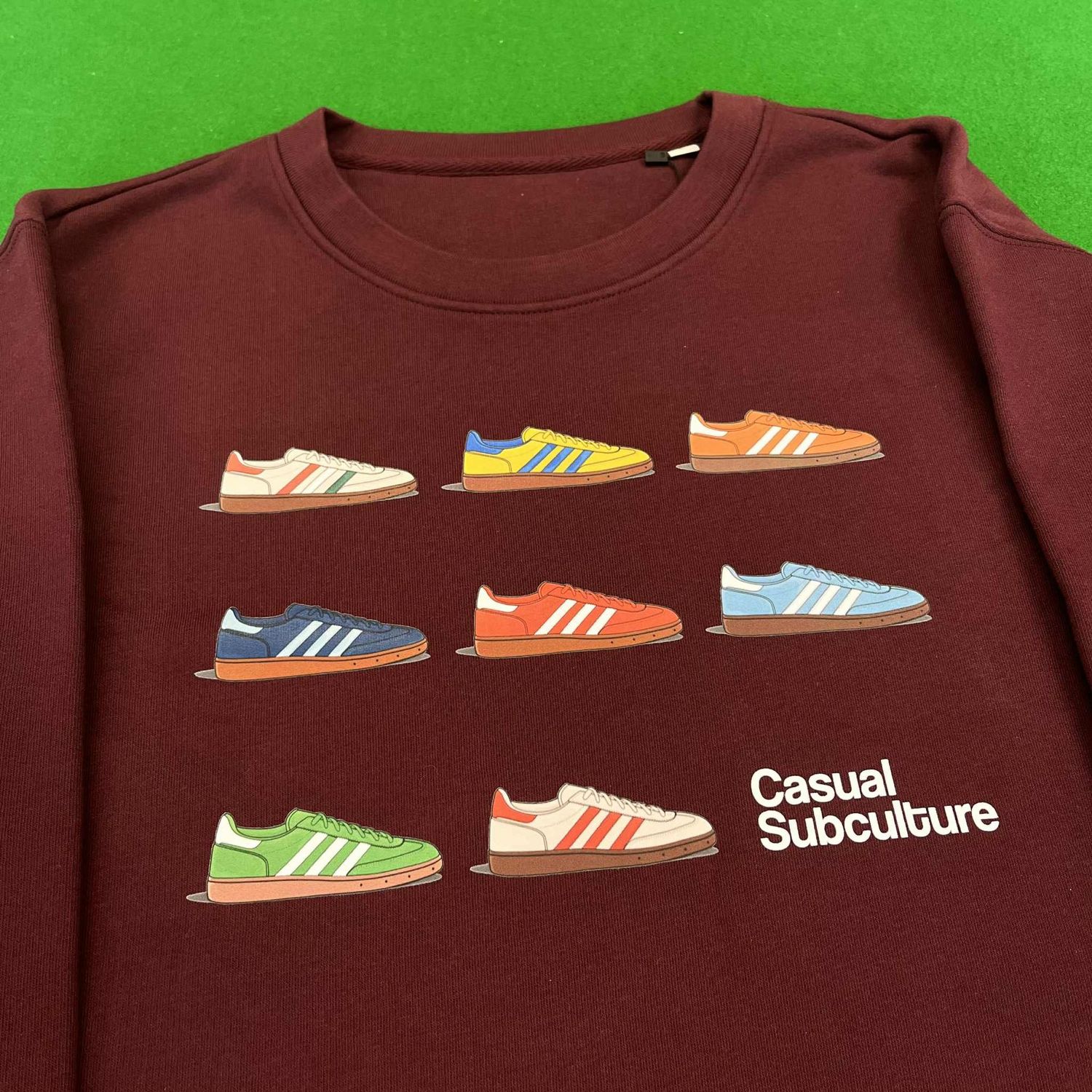 Handball Trainer Sweatshirt - Burgundy  - LARGE