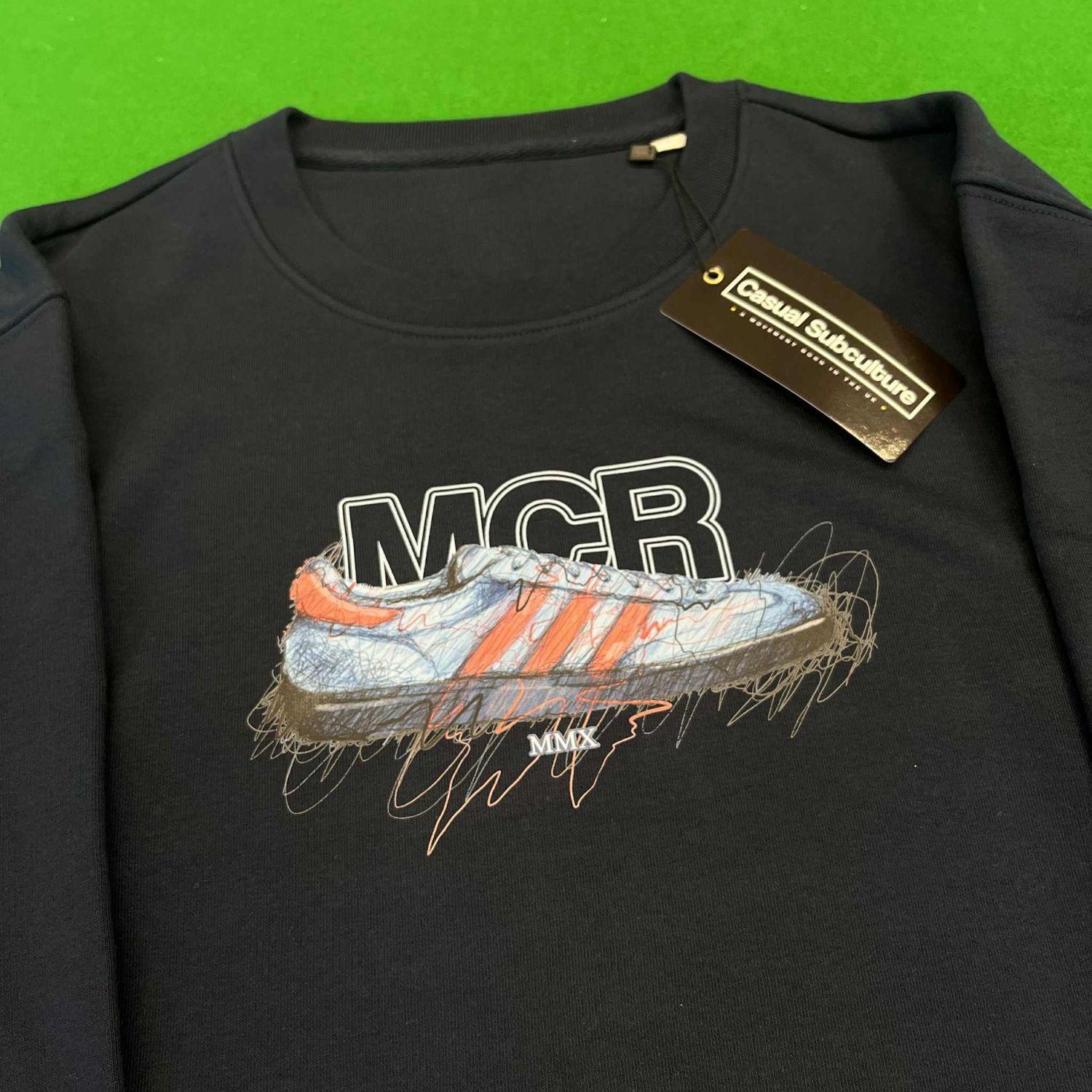 MCR Scribble Trainer Sweatshirt - Navy  - LARGE