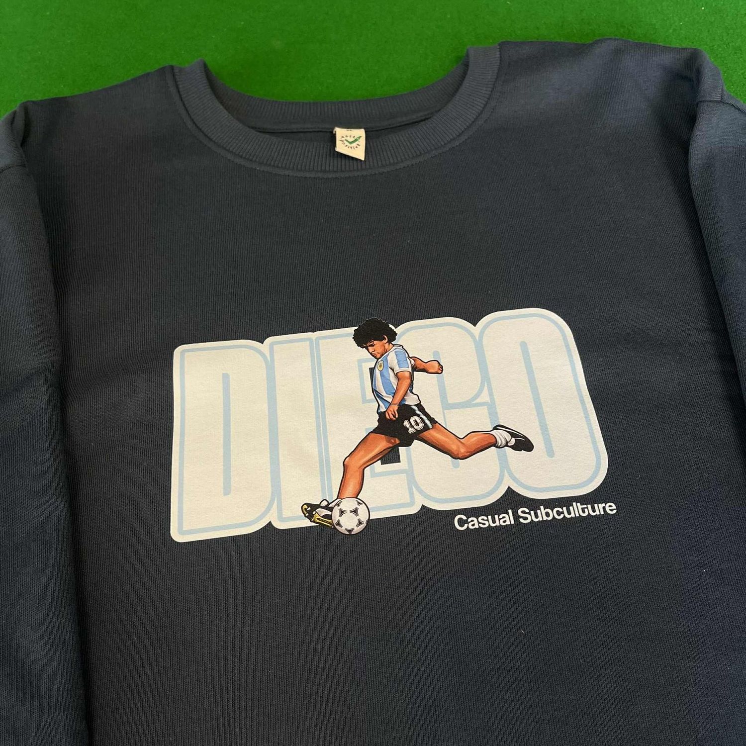 Diego Retro Sweatshirt - Denim - XL