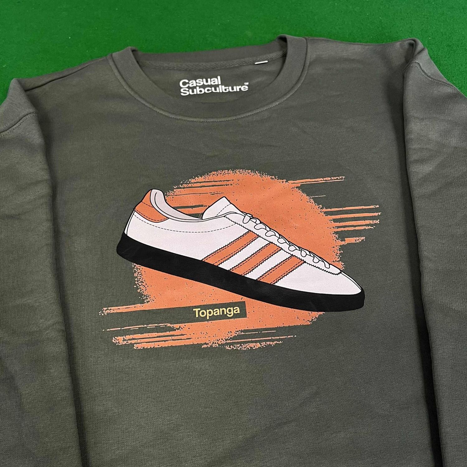Topanga Trainer Sweatshirt - Khaki - XXL