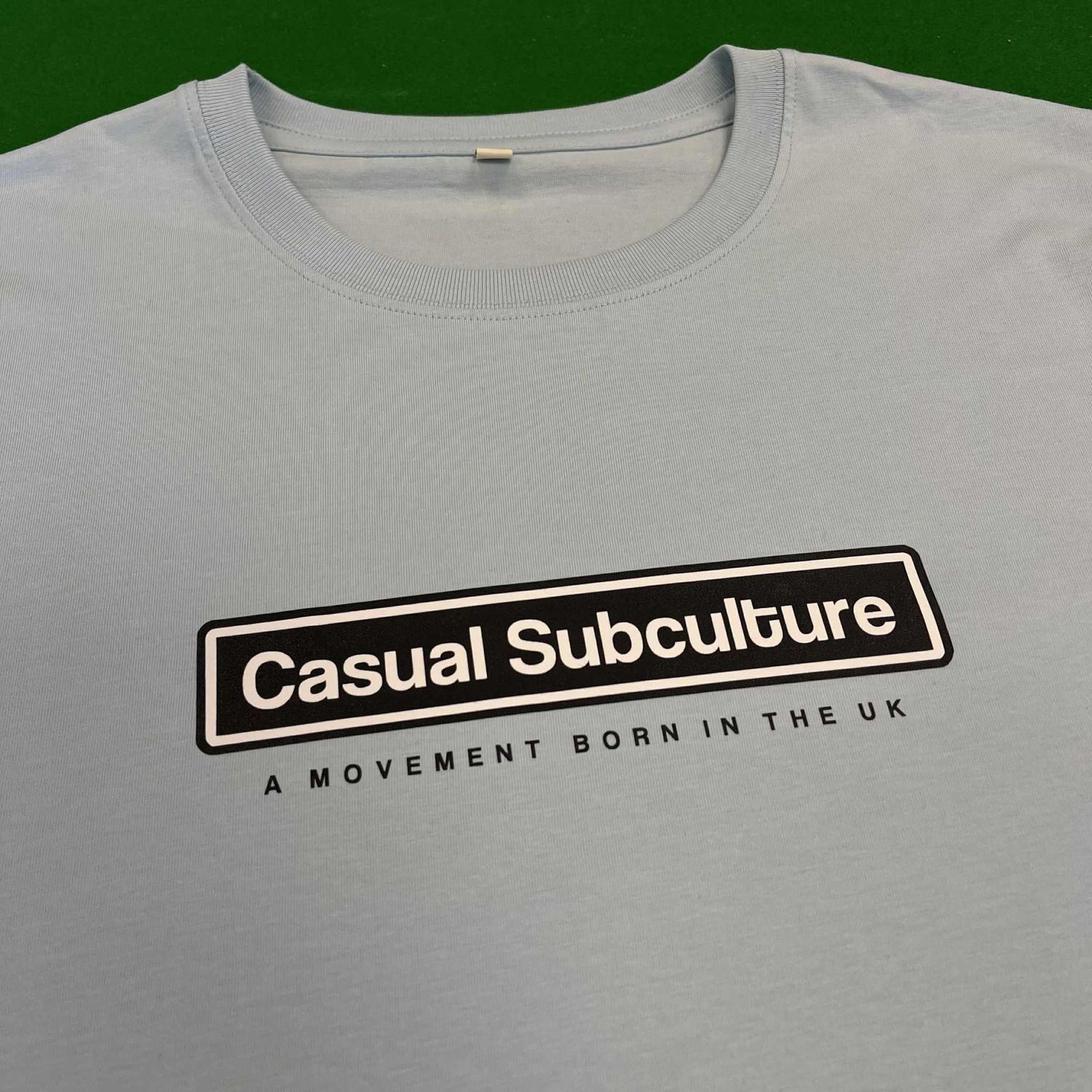 Casual Sub Logo T Shirt - Aqua - LARGE