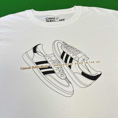 CS Silhouette Trainer T Shirt - White - LARGE