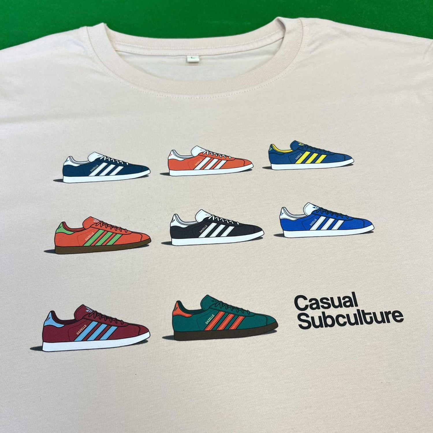 Gazelle Trainer T Shirt - Misty Pink - LARGE